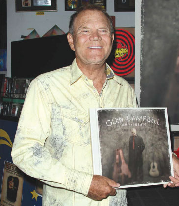 Glen Campbell at the Ghost on the Canvas CD signing.