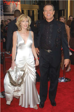 Glen Campbell and wife, Kim, at the American Music Awards in Los Angeles.