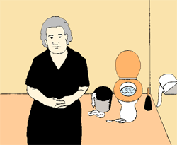 Alzheimer's Stages - <span class='hiddenSpellError wpgc-complex' style='background: #a3c5ff;'>assistance</span> with cleanliness using the toilet