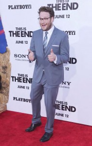 Seth Rogen attends the Premiere of Columbia Pictures’ ‘This Is The End’