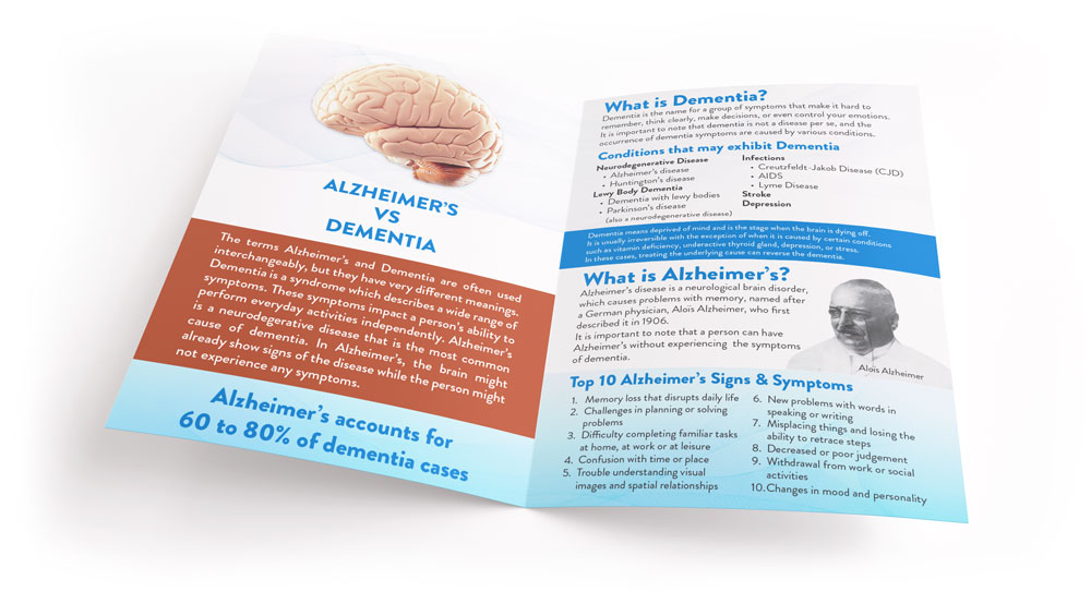 Alzheimer's vs Dementia Brochure