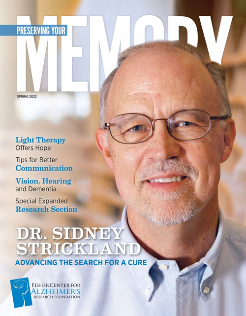 Preserving Your Memory magazine - Spring 2022 Issue Featuring Dr. Sidney Strickland