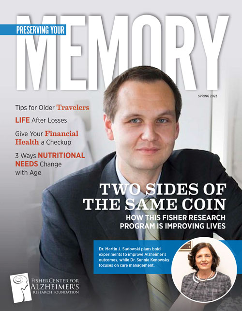 Preserving Your Memory magazine - Spring 2023 Issue Featuring Dr. Martin J Sadowski and Dr. Sunnie Kenowsky